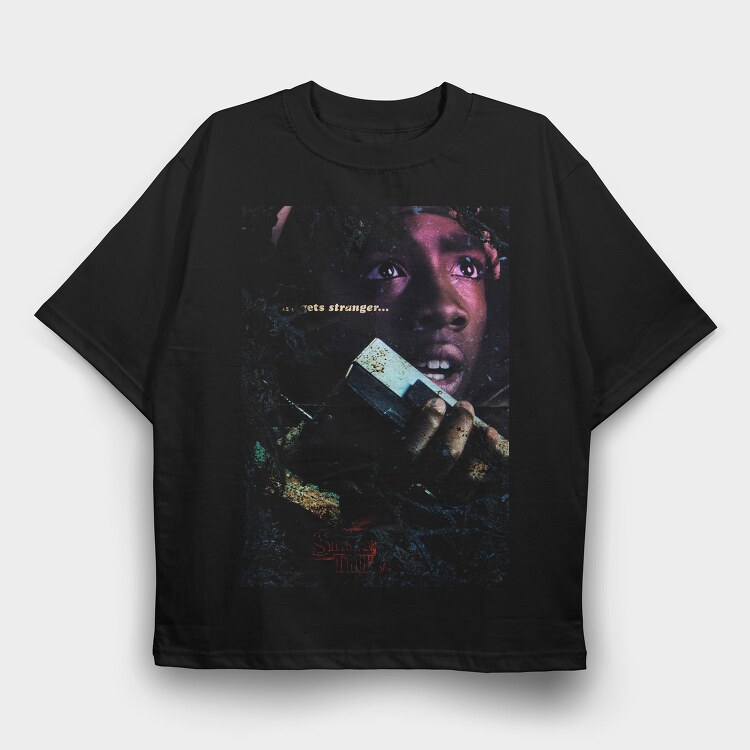 Lets Stranger Thing, Tricou Oversize Barbati (Unisex)