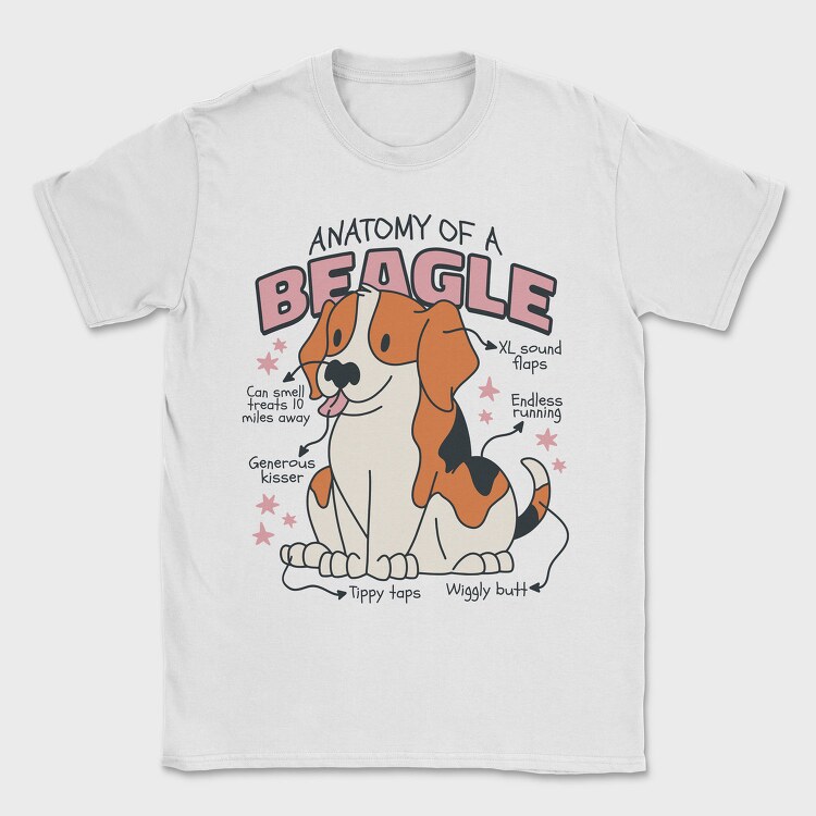 Anatomy of a Beagle, Tricou Barbati (Unisex)
