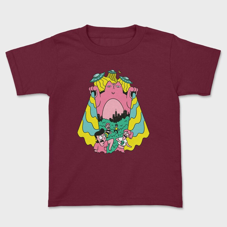Alien Cat Ufo, Tricou Copii