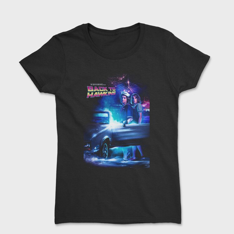 Back To Hawkins Vintage Truck, Tricou Femei
