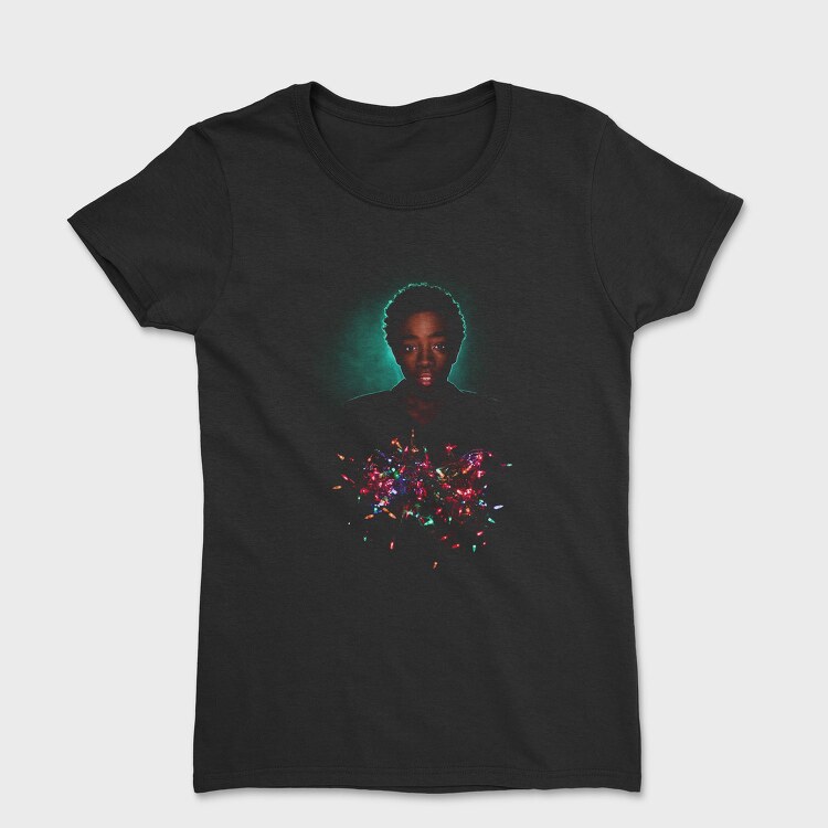 Halftone Portrait Confetti, Tricou Femei