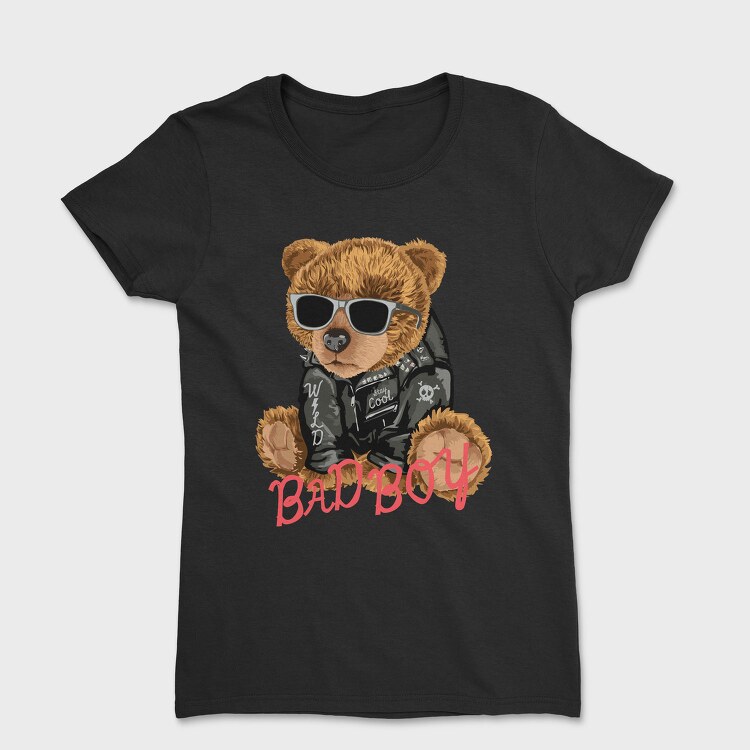 Bad Boy Teddy Bear, Tricou Femei