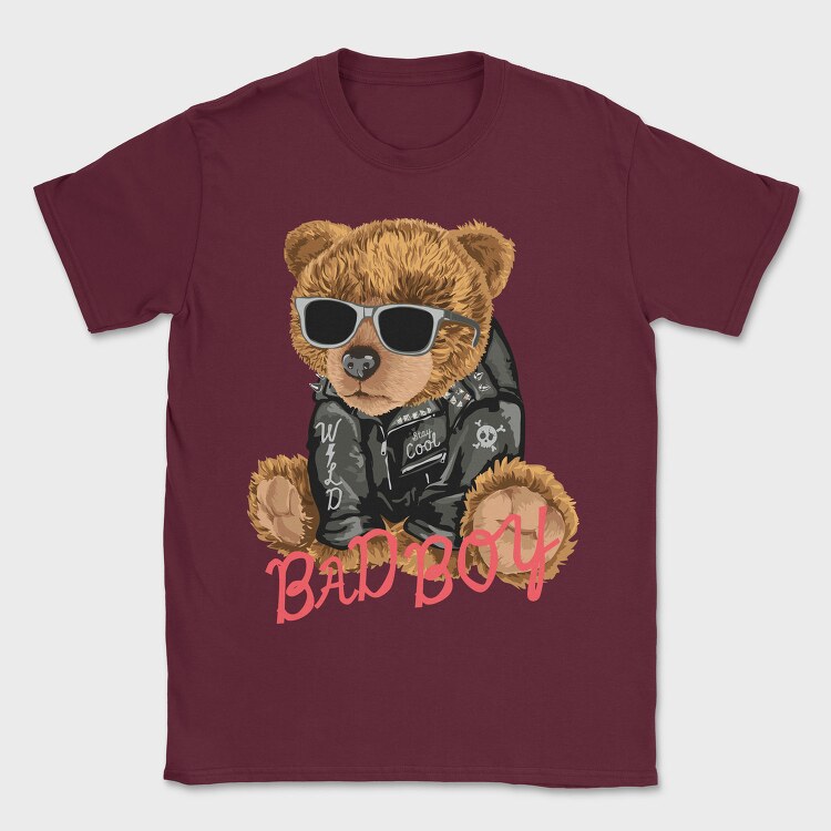 Bad Boy Teddy Bear, Tricou Barbati (Unisex)