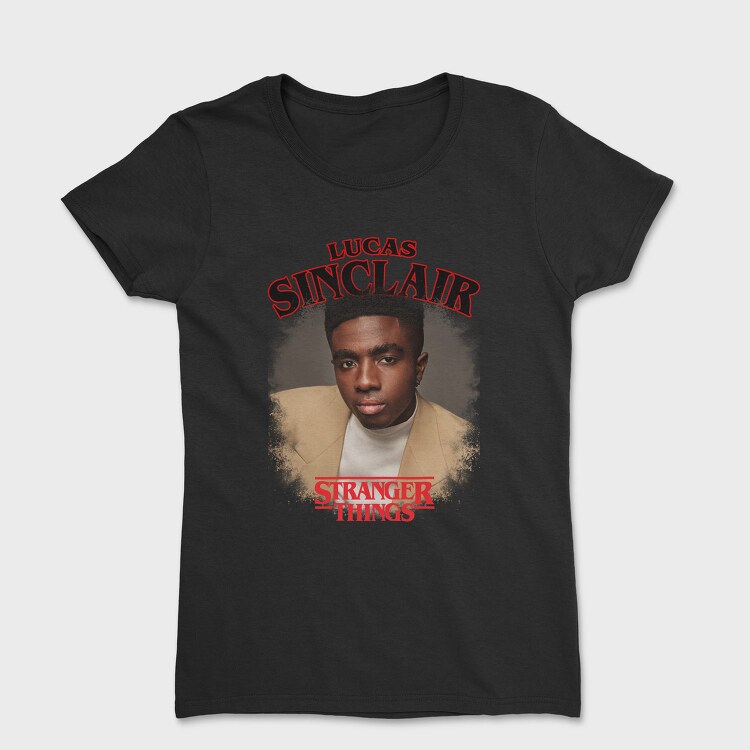 Lucas Sinclair Stranger Things, Tricou Femei
