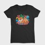Watercolor Cat, Tricou Femei