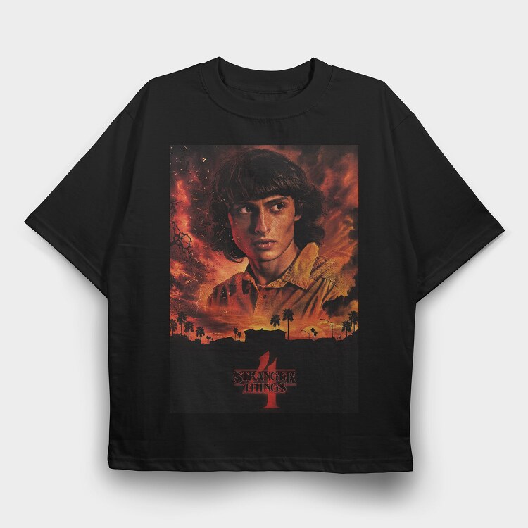 Stranger Halftone 74, Tricou Oversize Barbati (Unisex)