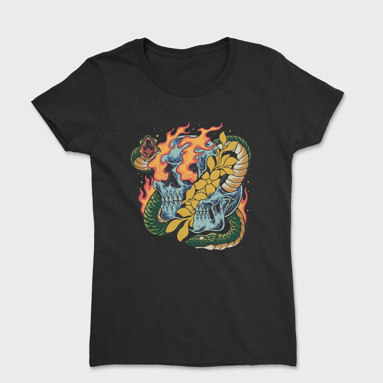 Tropical Skull 1, Tricou Femei