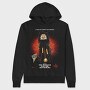 Stranger Things Clock Illustration, Hanorac Oversize Barbati (Unisex)