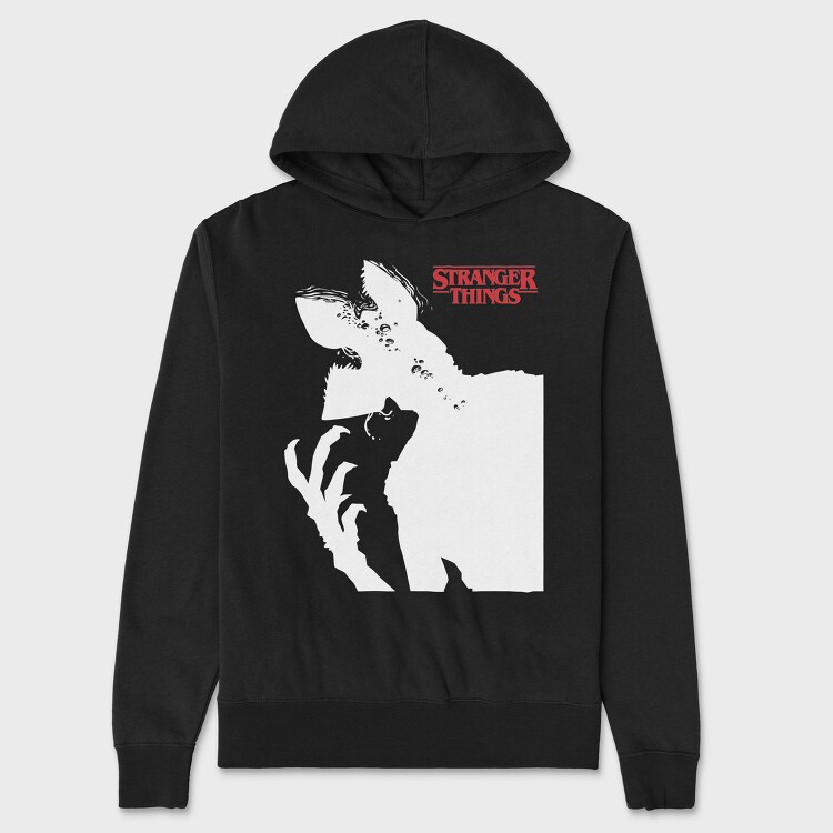Stranger Things Demodog, Hanorac Oversize Barbati (Unisex)