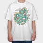 Vintage Dragon, Tricou Oversize Barbati (Unisex)