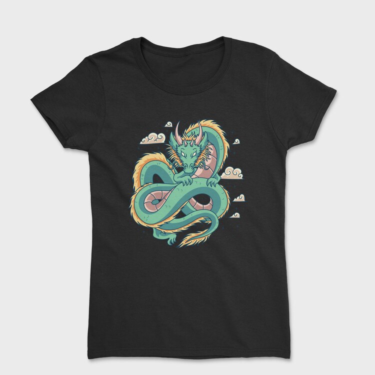 Vintage Dragon, Tricou Femei
