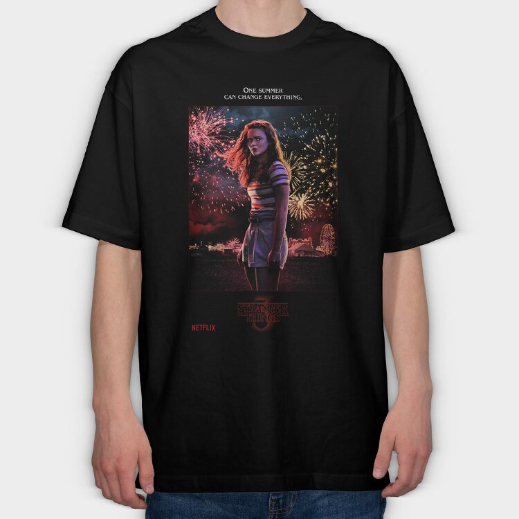 Stranger Things 52, Tricou Oversize Barbati (Unisex)
