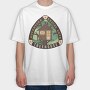 Treehouse Adventure Begins Here, Tricou Oversize Barbati (Unisex)
