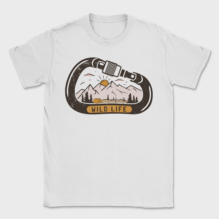 Wild Life Carabiner, Tricou Barbati (Unisex)