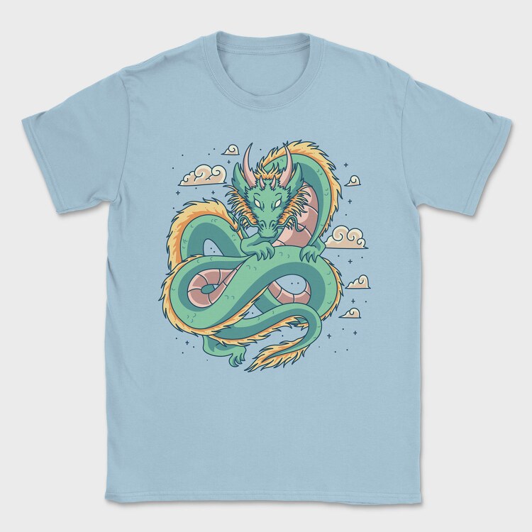 Vintage Dragon, Tricou Barbati (Unisex)