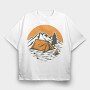 Vintage Adventure Outdoor Camping 1, Tricou Oversize Barbati (Unisex)