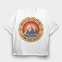 United by Mountains, Tricou Oversize Barbati (Unisex)