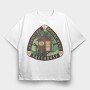 Treehouse Adventure Begins Here, Tricou Oversize Barbati (Unisex)