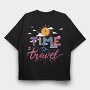 Time to Travel, Tricou Oversize Barbati (Unisex)