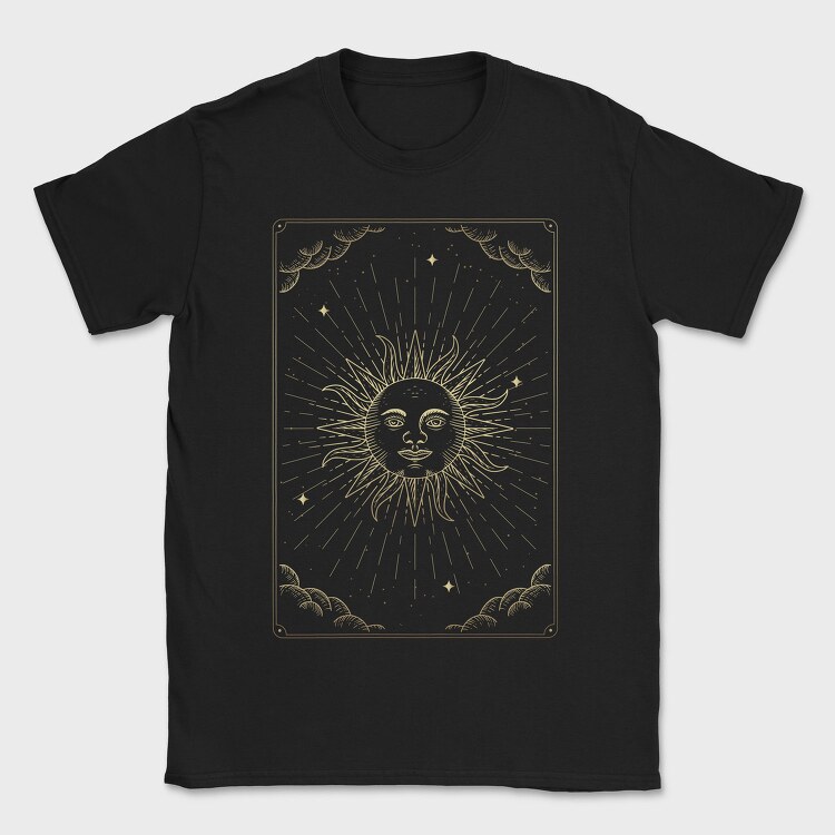 The Sun Tarot Card, Tricou Barbati (Unisex)
