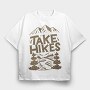 Take Hikes, Tricou Oversize Barbati (Unisex)