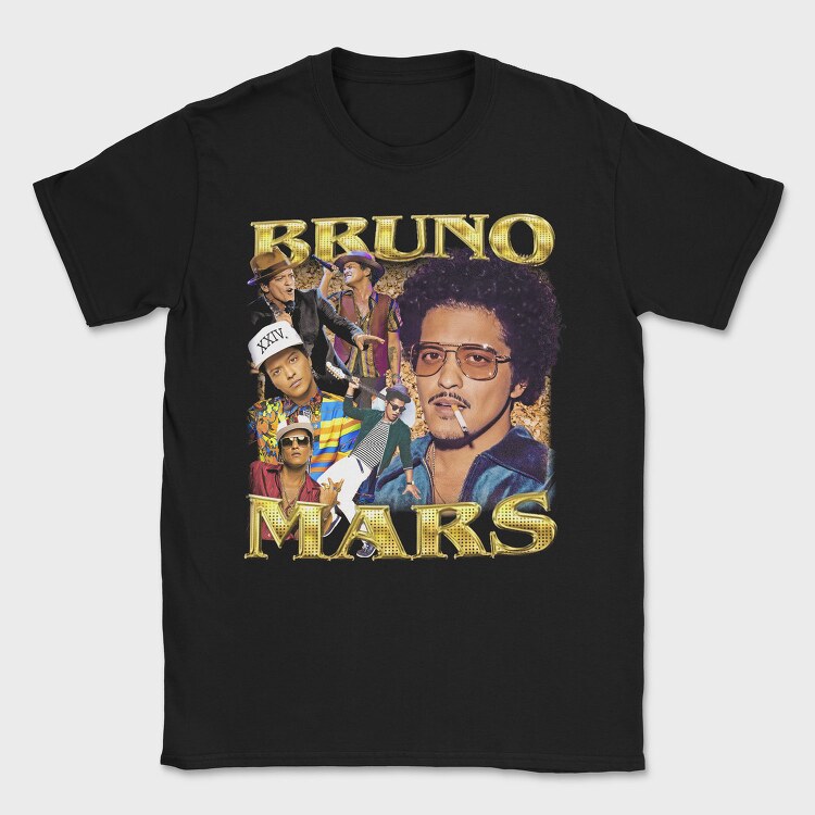 Bruno Mars, Tricou Barbati (Unisex)