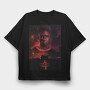 Stranger Things Halftone 2, Tricou Oversize Barbati (Unisex)