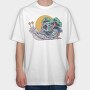 Snail Skull, Tricou Oversize Barbati (Unisex)