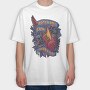 Rock and Roll Can Never Die, Tricou Oversize Barbati (Unisex)