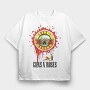Guns N Roses 4, Tricou Oversize Barbati (Unisex)