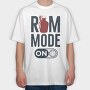 Rum Mode On, Tricou Oversize Barbati (Unisex)