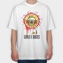 Guns N Roses 4, Tricou Oversize Barbati (Unisex)