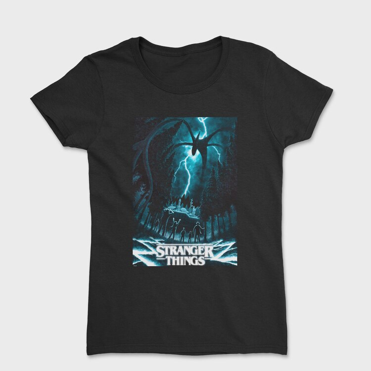Stranger Things Halftone, Tricou Femei