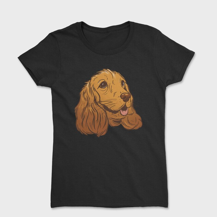 Coker Spaniel Dog, Tricou Femei