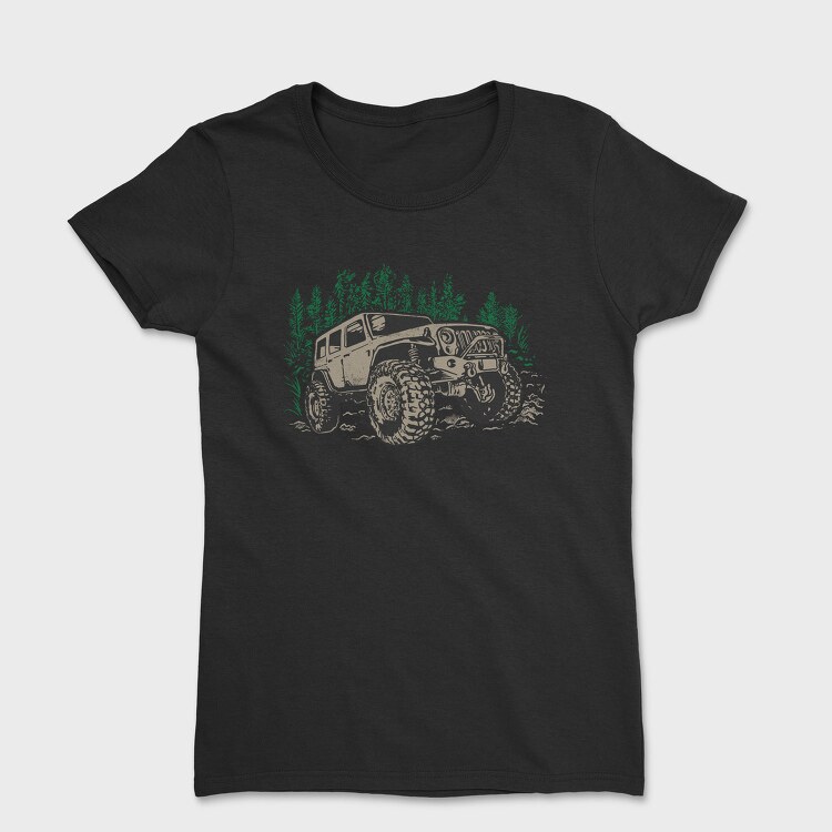 Offroad Jeep, Tricou Femei