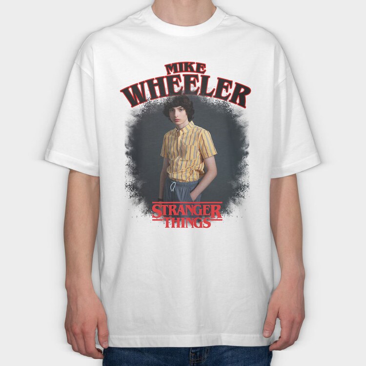 Stranger Things Mike, Tricou Oversize Barbati (Unisex)