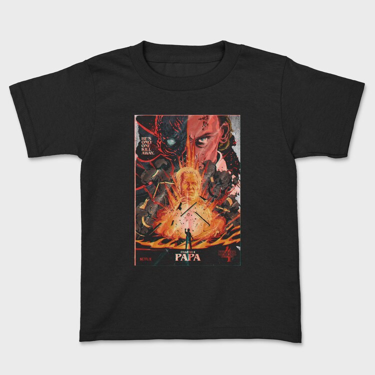 Stranger Things Papa, Tricou Copii