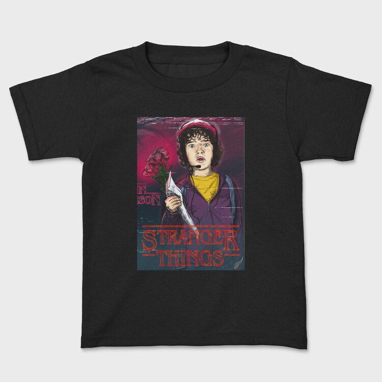 Stranger Things Roses Floral, Tricou Copii