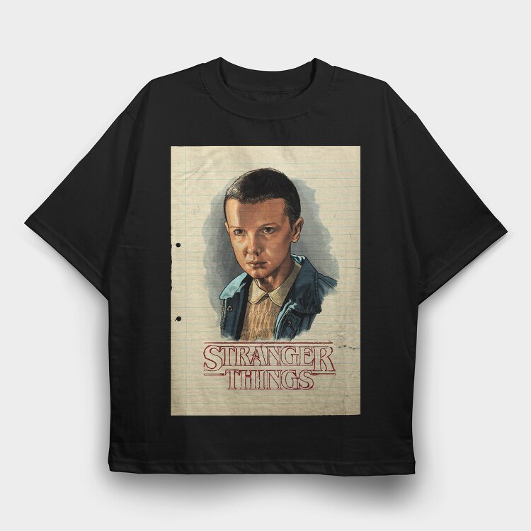 Strangers Halftone, Tricou Oversize Barbati (Unisex)