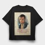 Strangers Halftone, Tricou Oversize Barbati (Unisex)