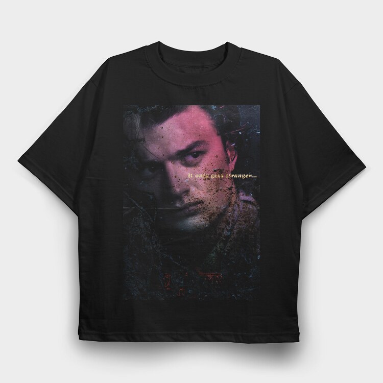 Strangers Whisper, Tricou Oversize Barbati (Unisex)