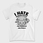 Cat Morning People, Tricou Barbati (Unisex)