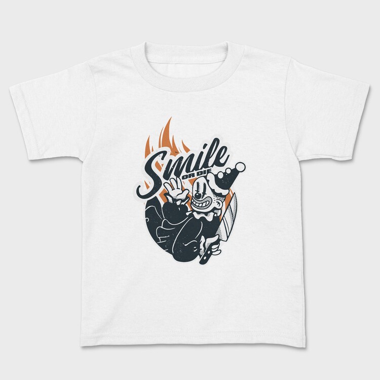 Clown Smile or Die, Tricou Copii