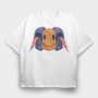 Smiley Skull, Tricou Oversize Barbati (Unisex)