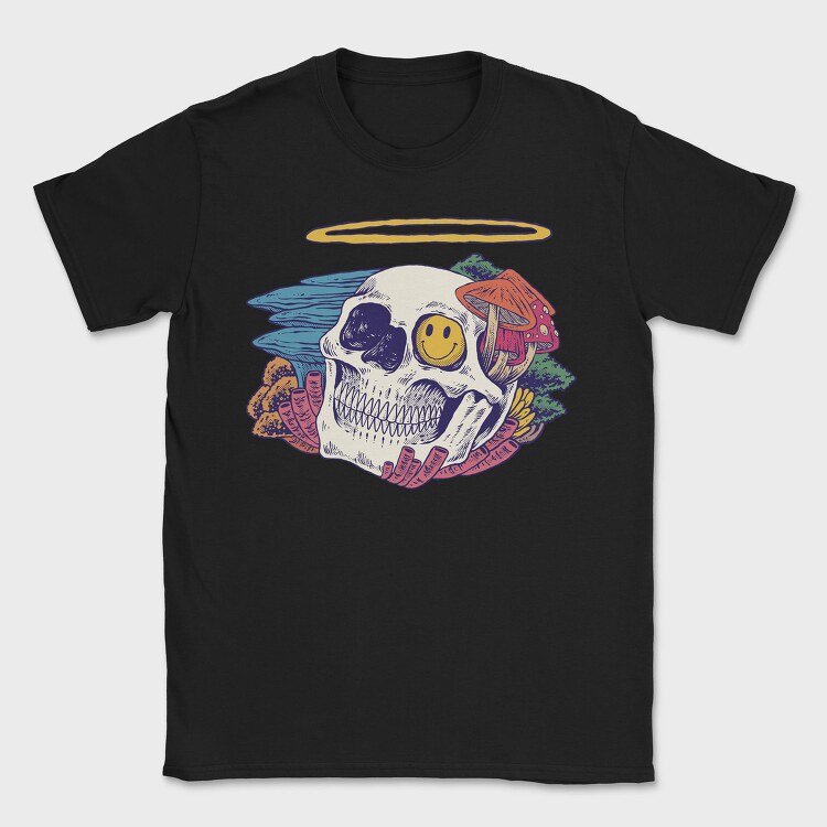 Skull Mushrooms, Tricou Barbati (Unisex)