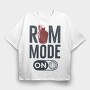 Rum Mode On, Tricou Oversize Barbati (Unisex)