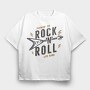 Rock N Roll, Tricou Oversize Barbati (Unisex)