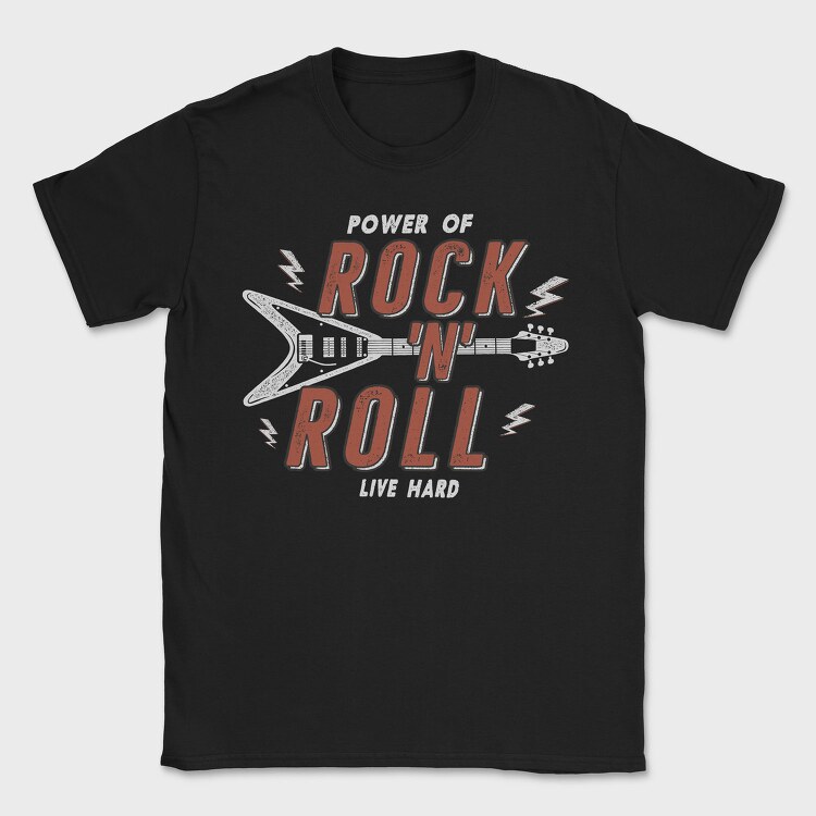 Rock N Roll Color, Tricou Barbati (Unisex)