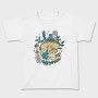 Cottagecore Moshrooms Frogs, Tricou Copii