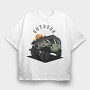Outdoor Lifestyle, Tricou Oversize Barbati (Unisex)